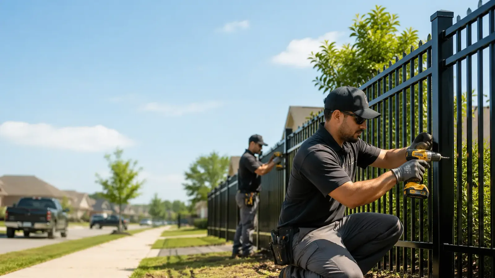 Metal Fence Installation in Plainview, AR